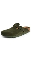Birkenstock Boston Clogs In Thyme