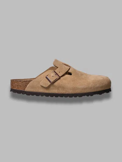 BIRKENSTOCK BOSTON CREAM MILK, SUEDE LEATHER - CALZ. ♪