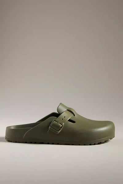 Birkenstock Boston Eva Clogs In Beige