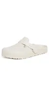 Birkenstock Boston Round-toe Clogs In Eggshell
