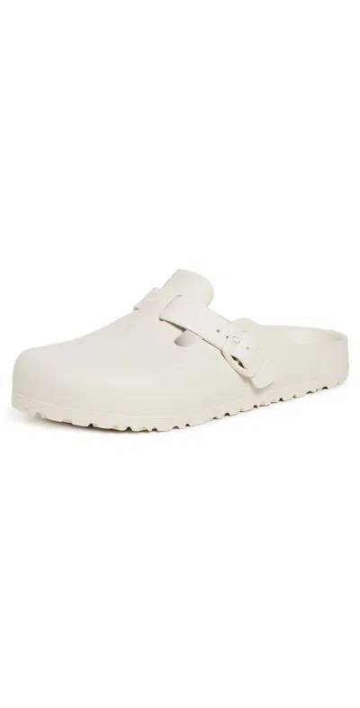 Birkenstock Boston Round-toe Clogs In White
