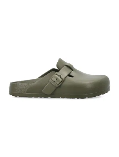 Birkenstock Boston Eva In Khaki