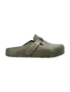Birkenstock Women's Boston Eva Clogs - Medium/narrow In Faded Khaki In Khaki