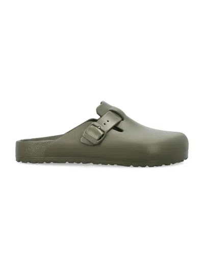 Birkenstock Slip-resistant Round Toe Flat Sole Slippers In Grey