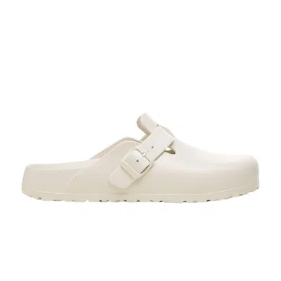 Pre-owned Birkenstock Boston Eva Narrow 'eggshell' | Cream | Men's Size 43 In White
