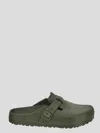 Birkenstock Slip-resistant Round Toe Flat Sole Slippers In No-color