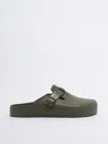Birkenstock Boston Clog In Militare