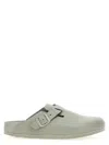 Birkenstock Boston Exquisite Leather Buckle Clogs