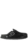 Birkenstock Boston Fur In Black