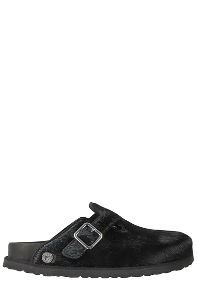 Birkenstock Boston Fur In Black