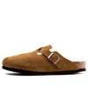 Birkenstock Tan Regular Boston Soft Footbed Slip-on Loafers In Multi