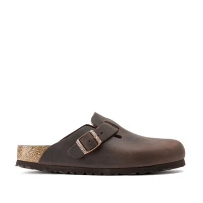 BIRKENSTOCK BIRKENSTOCK BOSTON IN BROWN OILED NUBUCK