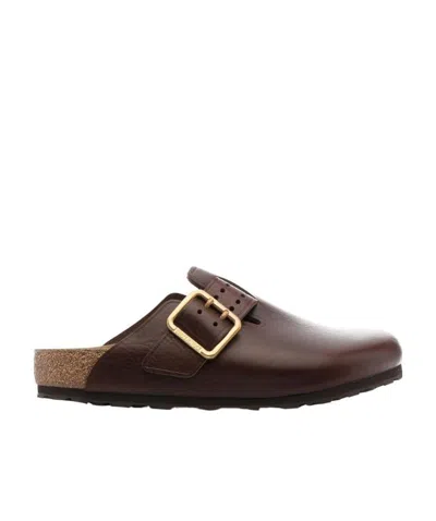 Birkenstock Boston Oiled-leather Clogs In Habana Oiled Leather