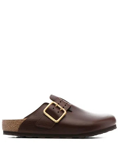Birkenstock Boston Oiled-leather Clogs In Habana Oiled Leather