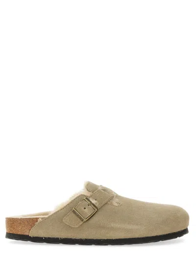 Birkenstock Boston Narrow Fit Unisex Clog Sandals In Green