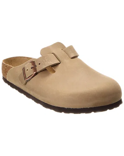Birkenstock Round Head Logo Muller Shoes In Neutral
