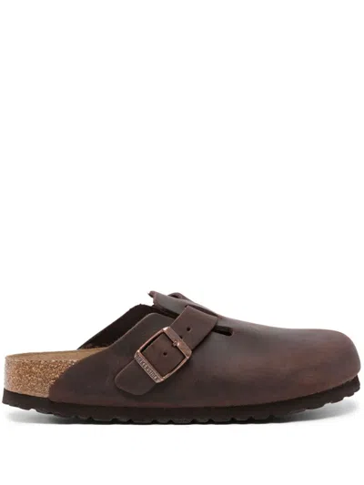BIRKENSTOCK BOSTON LEATHER MULES