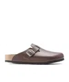 Birkenstock Brown Regular Boston Slip-on Loafers In Brown