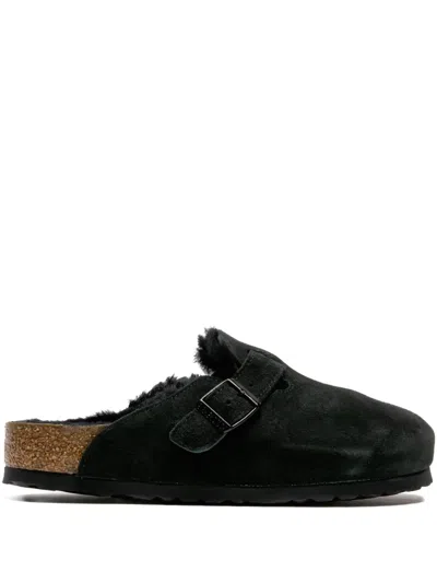 BIRKENSTOCK BOSTON "MINK" SHEARLING MULES