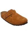 Birkenstock Boston Shearling Sandals Mink In Brown