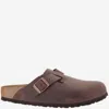 Birkenstock Boston Bs Narrow Leather Clog In Animal Print