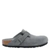 Birkenstock Slipper Boston Braided Colour Basalt Gray In Gray