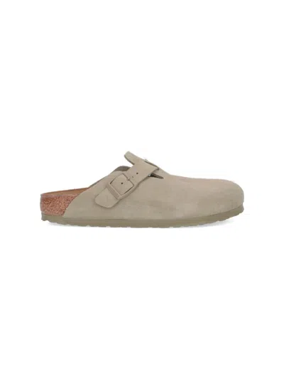 Birkenstock "boston" Mules In Green