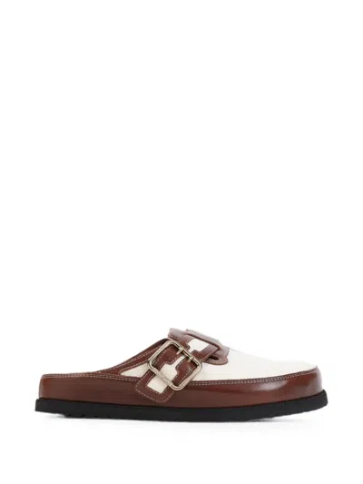 Birkenstock Boston Mules In Neutrals
