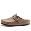 Birkenstock Boston Narrow 'oiled Leather Tobacco Brown'