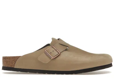 Pre-owned Birkenstock Boston Oiled Leather Sneakers In Tobacco Brown