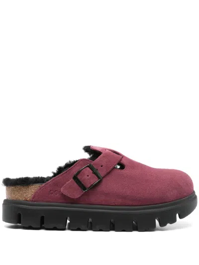 Birkenstock Boston Pap Mules In 紫色