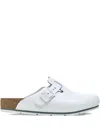 Birkenstock Boston Pro Natural "white" Mules In White