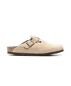Birkenstock Boston Pull-on Sandals In Brown
