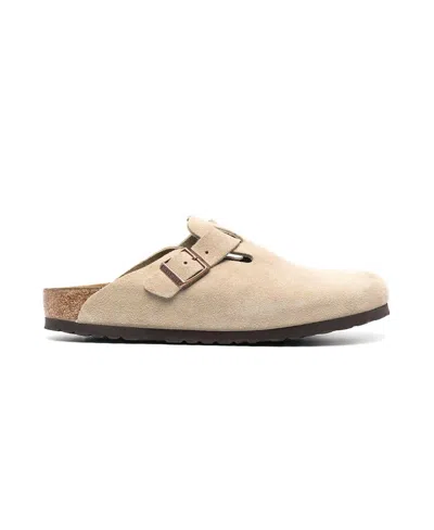 Birkenstock Boston Pull-on Sandals In Brown