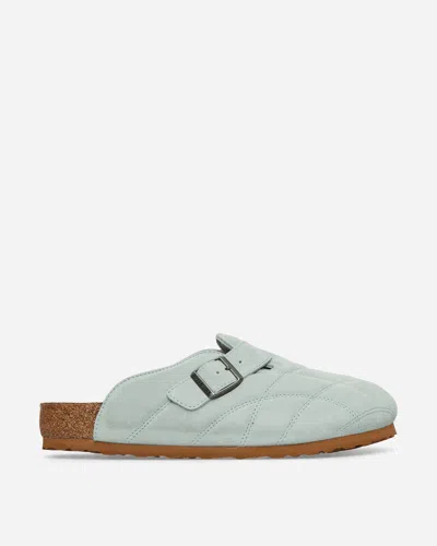 Birkenstock Boston Quilted Sandals Acqua In Blue