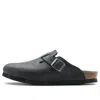 Birkenstock Boston Regular 'oiled Leather Black'