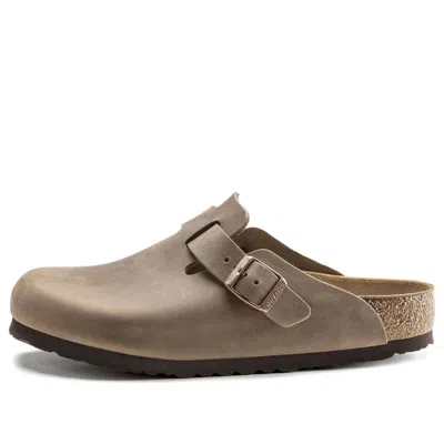BIRKENSTOCK BIRKENSTOCK BOSTON REGULAR 'OILED LEATHER TOBACCO BROWN'