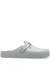 Birkenstock Round Head Muller Shoes In Grey