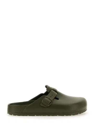 Birkenstock Boston Sabot In Eva In Green