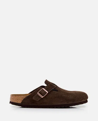 Birkenstock Boston Sabot Mocca In Brown