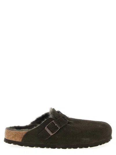 Birkenstock 'boston' Sabots In Brown