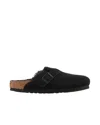 Birkenstock Boston Shearling-lined Clogs In Black