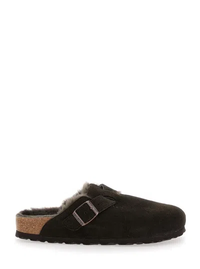 Birkenstock Boston Shearling In Brown