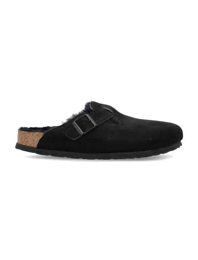 BIRKENSTOCK BIRKENSTOCK BOSTON SHEARLING SANDALS