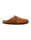 Birkenstock Boston Shearling Sandals In Mink