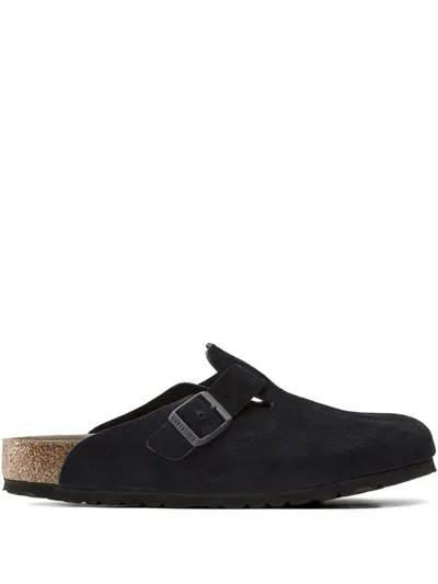 Birkenstock Boston Slides In Black
