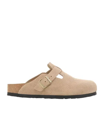 Birkenstock Boston Slip-on Clogs In Sand