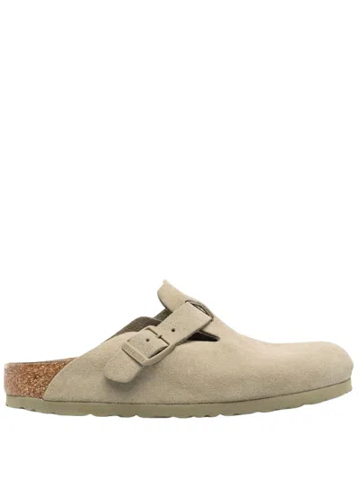 Birkenstock Boston Slip-on Slippers With Buckle In Multi