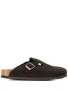 Birkenstock Boston Soft Footbed Clogs In Brown