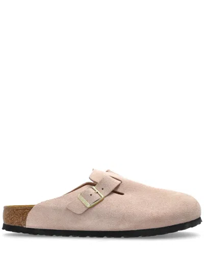 Birkenstock Boston Slippers In Pink